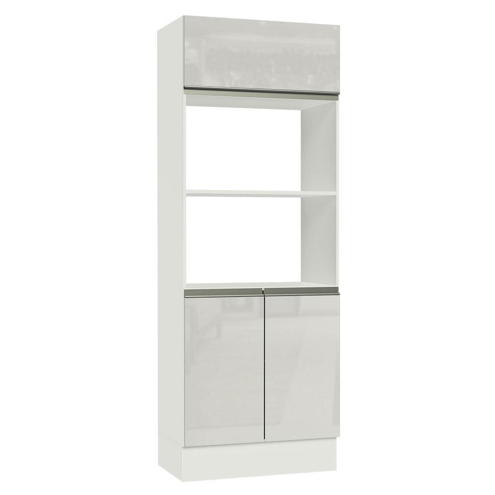 Image of Torre-Quente Para 2 Fornos Madesa Smart 100% MDF - Portas Branco Brilho